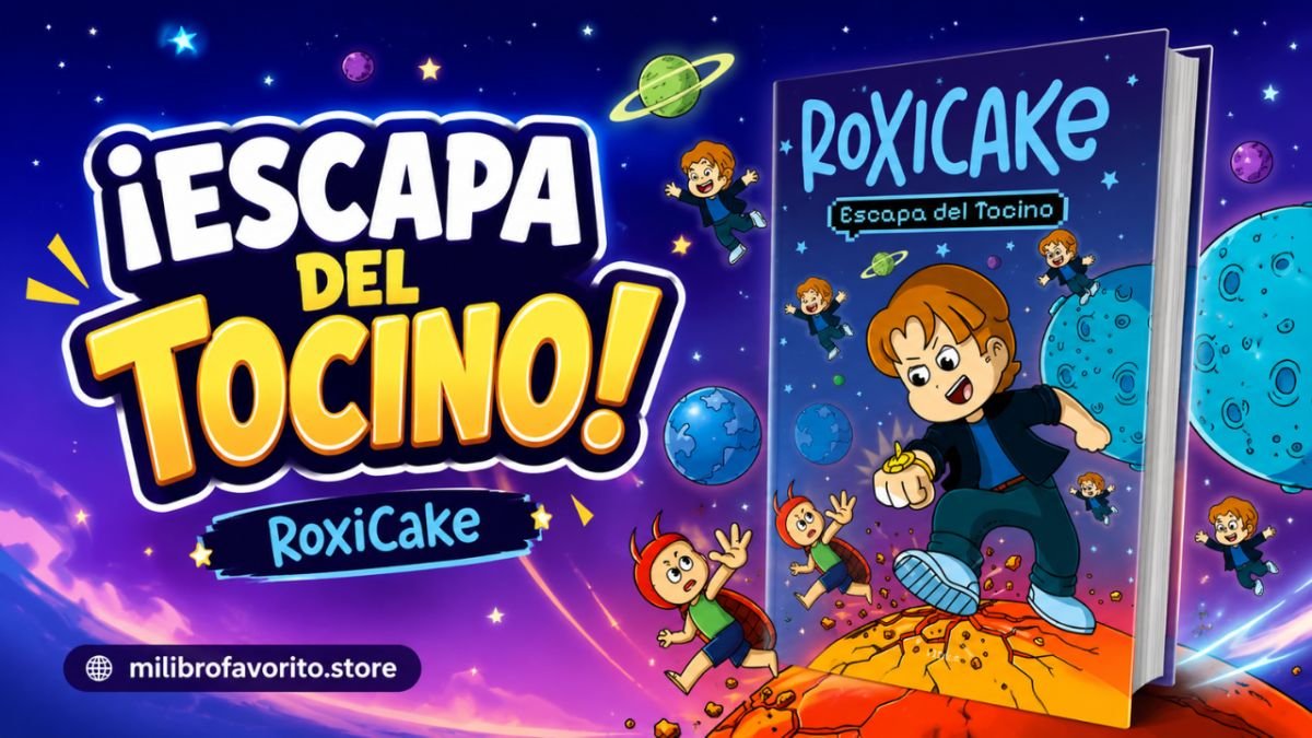 Escapa del Tocino: el libro de RoxiCake que atrapará a los fans de la aventura y el humor